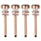 Pure Garden Solar Powered LED Outdoor Stake Spotlight Lights -Copper, 4PK 50-130 - alternate 3
